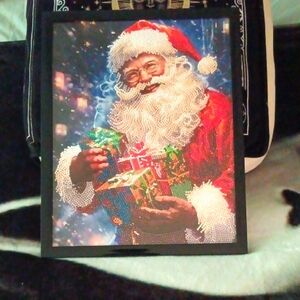 Festive Santa Claus Diamond Art-Handcrafted